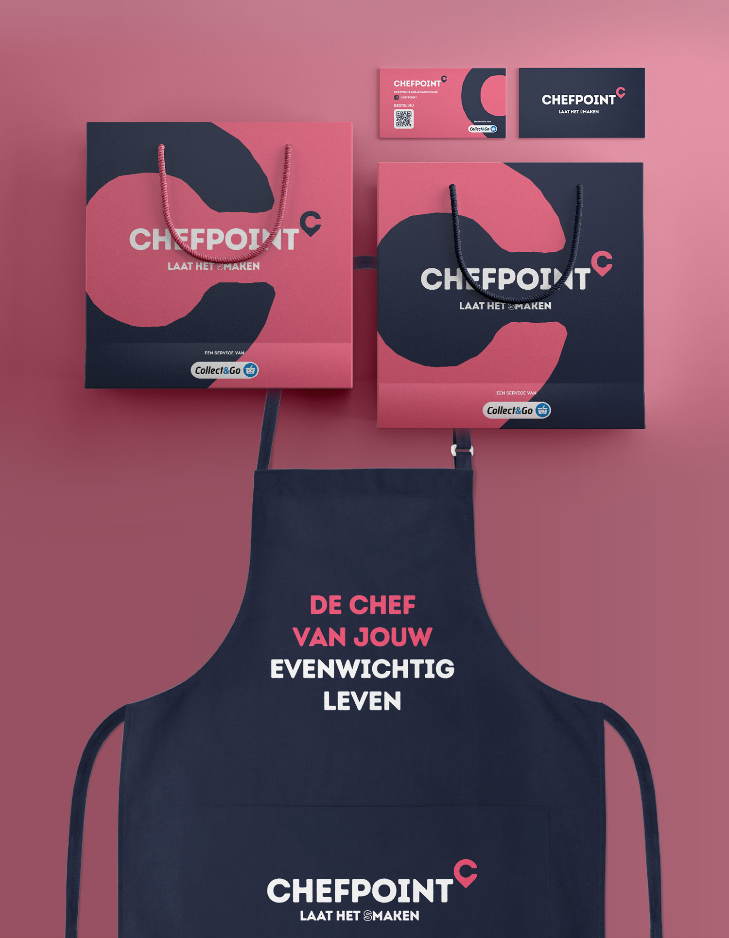 Verpakking Chefpoint | Colruyt Group Branding Grafisch ontwerp Webdesign | Veaudeville Marketing